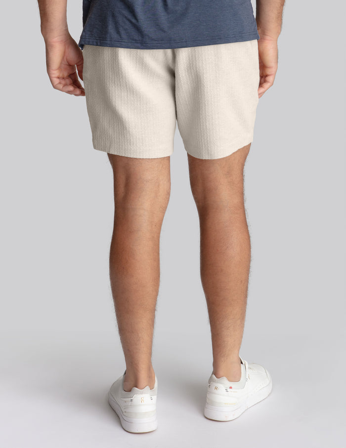 Sharehouse Shorts - Weekend Tally Cream (The Morning Debriefs)