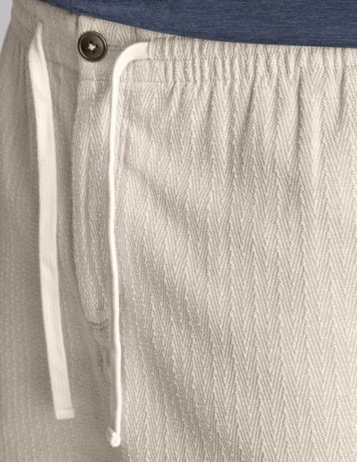 Sharehouse Shorts - Weekend Tally Cream (The Morning Debriefs)