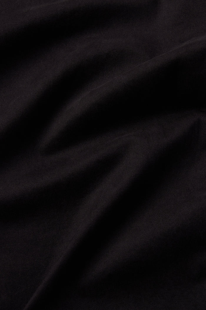 Athletic Fit Chino Pant 2.0 Slim - Black - photo from fabric detail #color_black