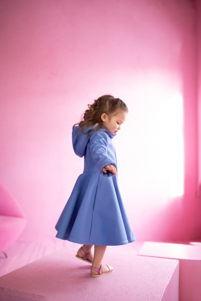 fitted and flared girl coat