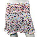 Sparkle Hearts Athletic Skirt Wide Waistband