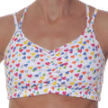 sparkle hearts strappy run bra