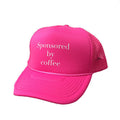 sponsored by coffee hat pink