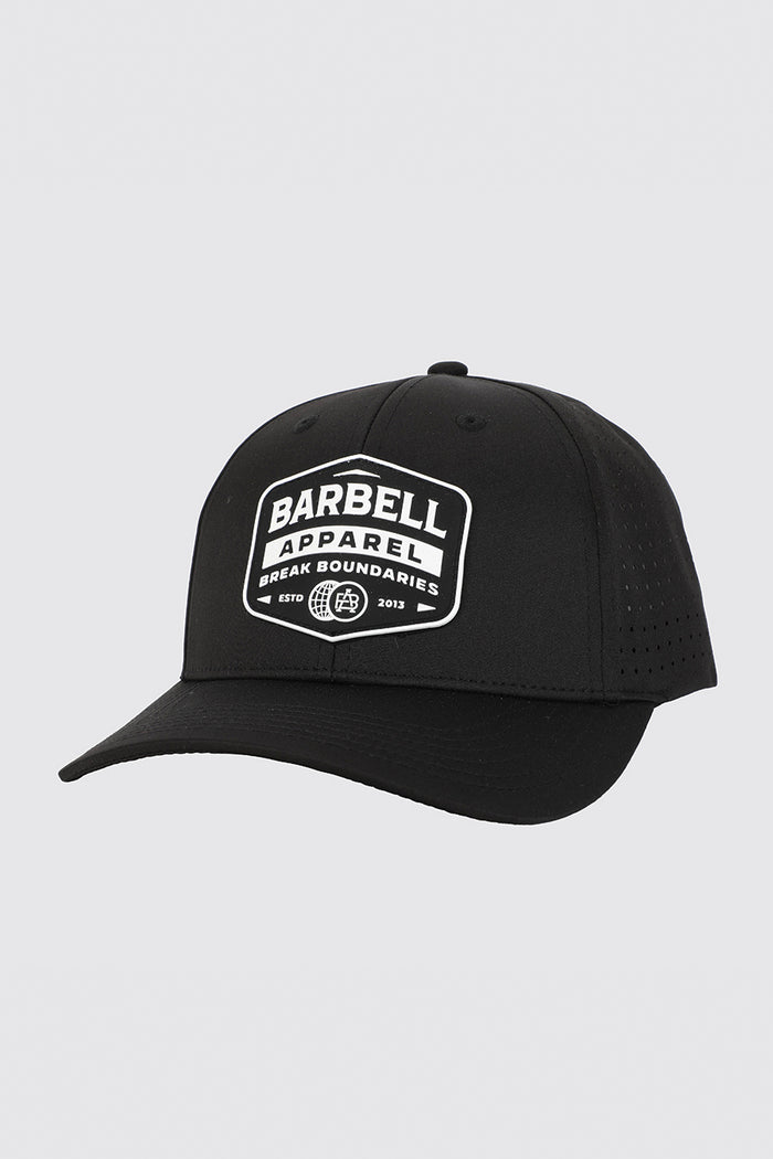 Mesh Snapback - Black - photo from side flat lay #color_black