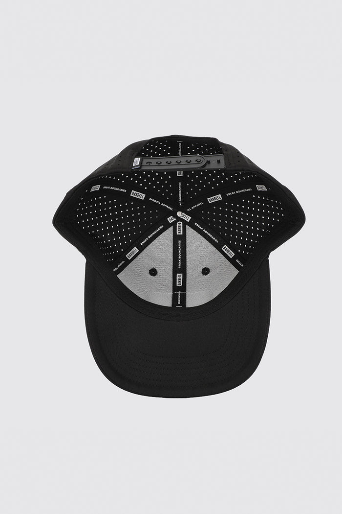 Fit For Duty Mesh Snapback - Black - photo from bottom flat lay #color_black