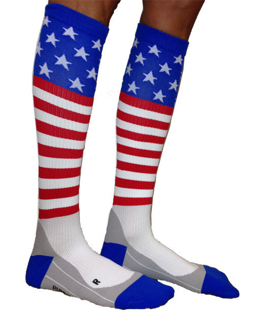 stars and stripes compression socks