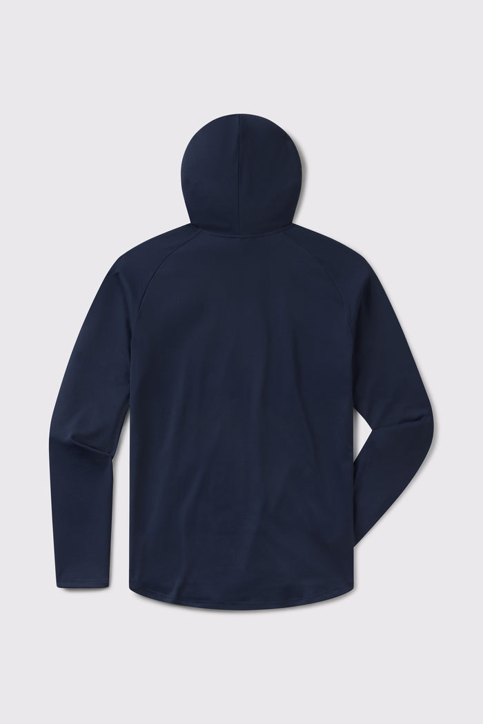 Stealth Hoodie - Abyss - photo from back flat lay #color_abyss