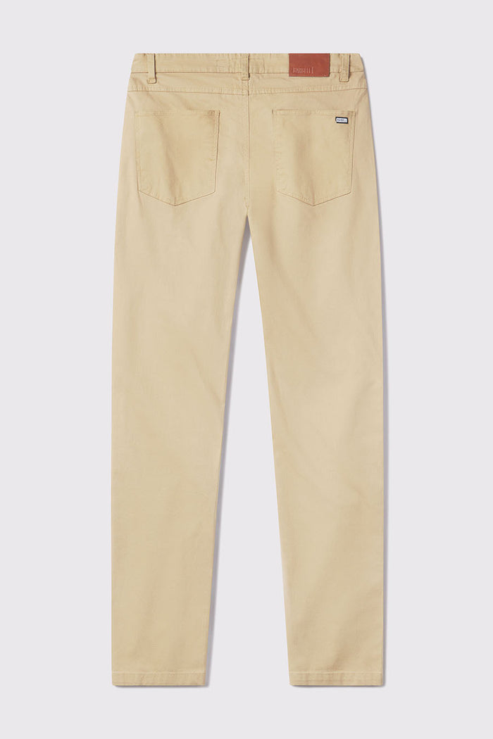 Athletic Fit Chino Pant 2.0 - Khaki - photo from back flat lay #color_khaki