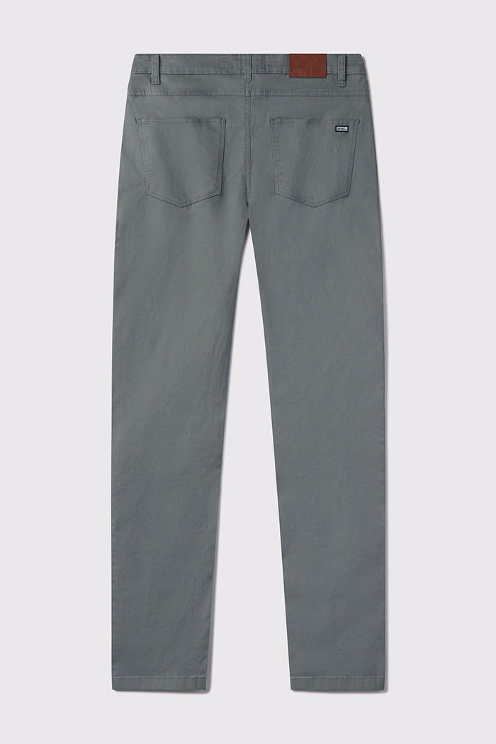 Athletic Fit Chino Pant 2.0 - Ash - photo from back flat lay #color_ash