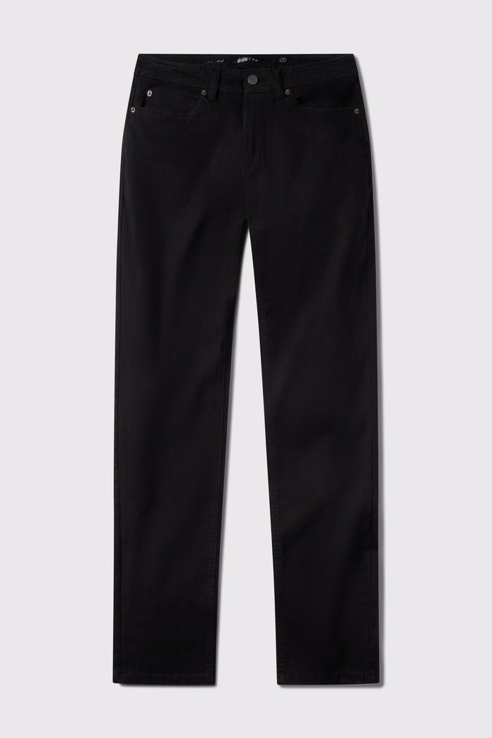 Athletic Fit Chino Pant 2.0 Slim- Black - photo from front flat lay #color_black