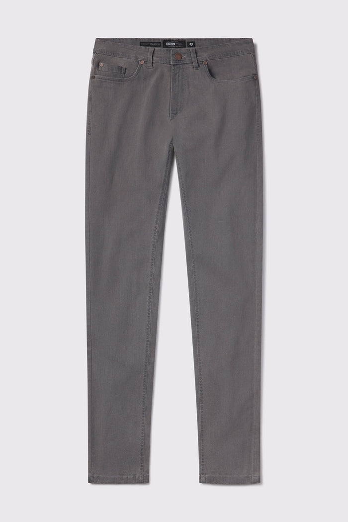 Mens Straight Athletic Fit Jeans 2.0 - Cement - photo from front flat lay #color_cement