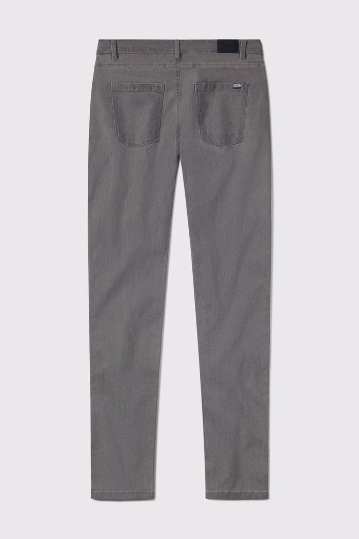 Mens Straight Athletic Fit Jeans 2.0 - Cement - photo from back flat lay #color_cement