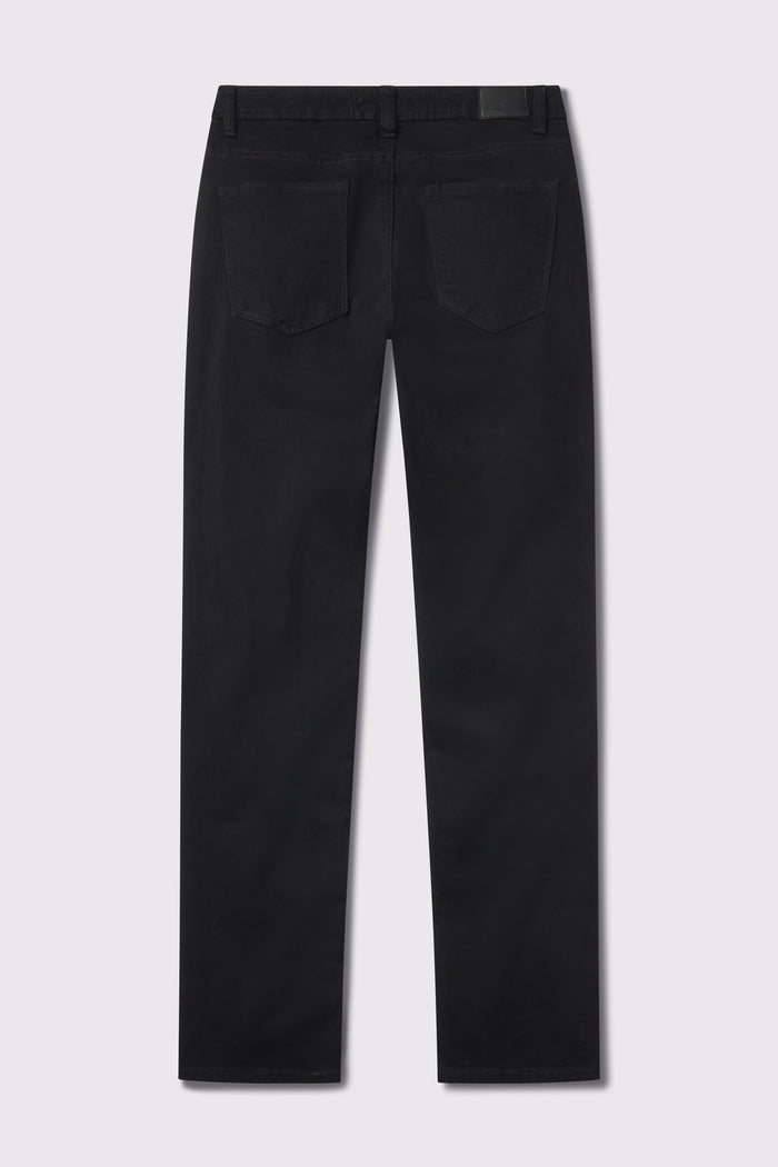 Straight Athletic Fit Jeans 2.0 - Black - photo from back flat lay #color_black