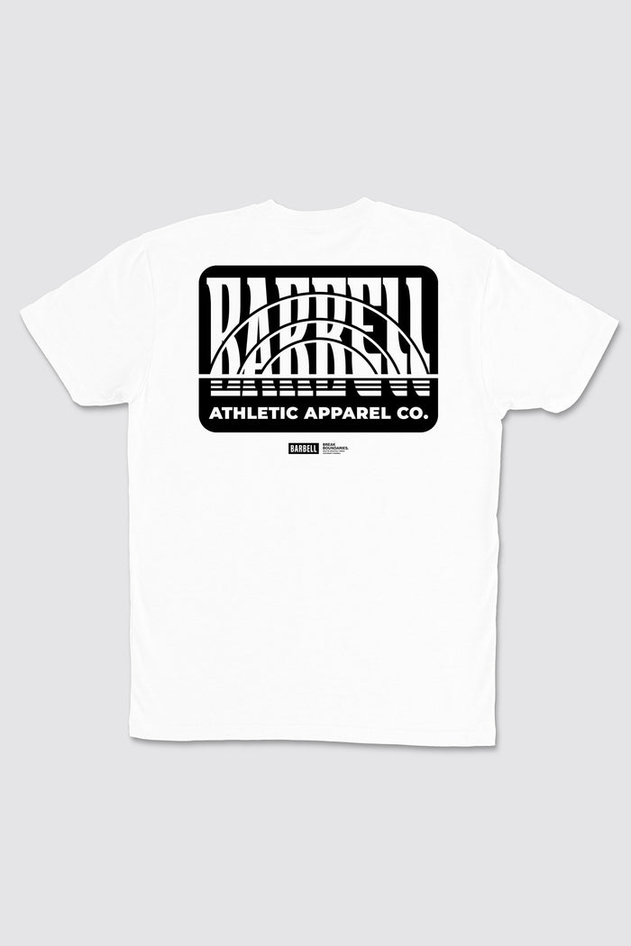 Striker Tee - White- photo from back #color_white