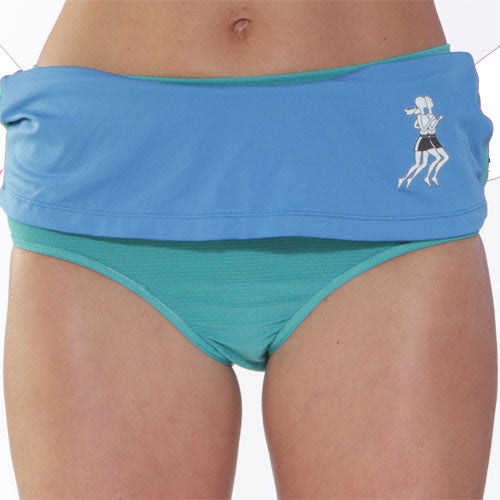 Surf Pool Running Skirt under