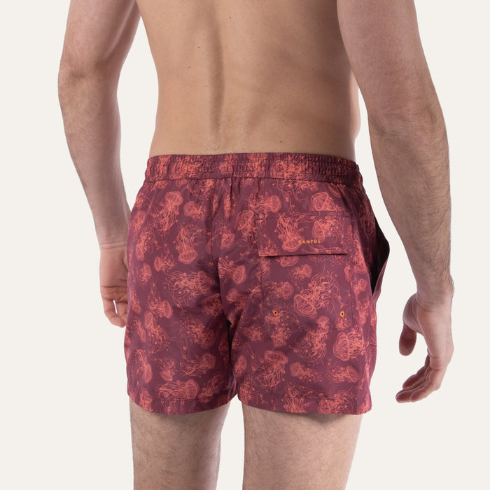 Swim Shorts Jellyfish Red - Swimshorts_Man - K A M P O S