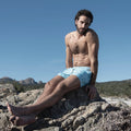 Swim Shorts Scales Turquoise - Swimshorts_Man - K A M P O S