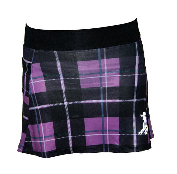 Tartan Purple Plaid Running Skirt