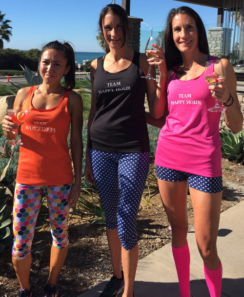 team happy hour sport tank