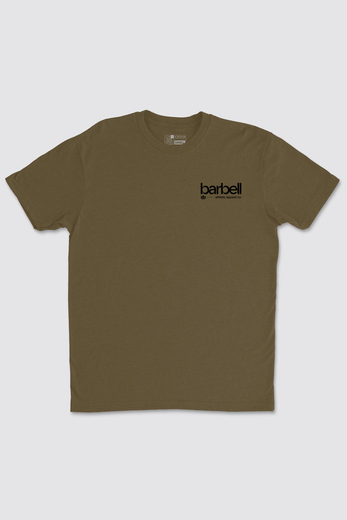 Blueprint Tee- Rifle - photo from front flat lay #color_rifle