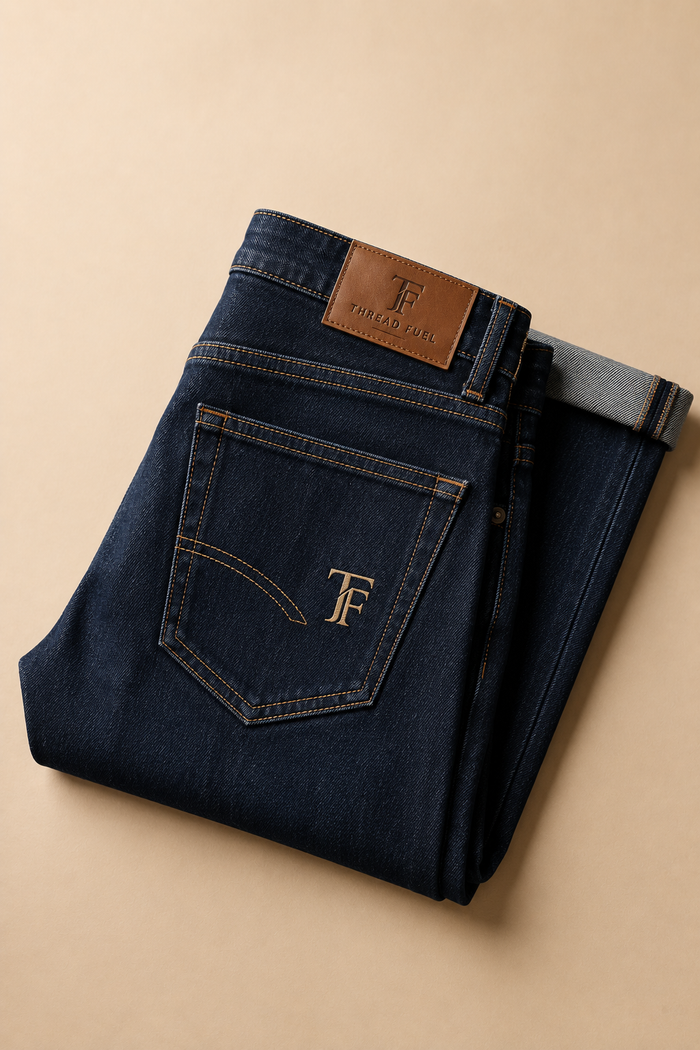 Thread Fuel Premium Dark Indigo Denim Jeans