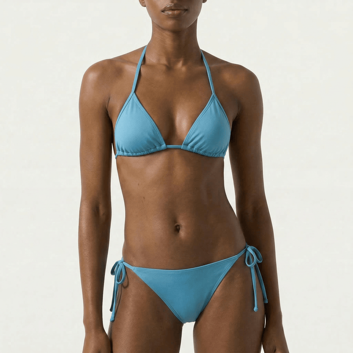 Tie - Side Top Blue - Bikini_Top - K A M P O S