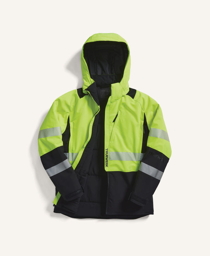 S4 Tower Parka - Hi Vis Truewerk Viz Yellow S
