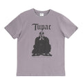 חולצת טופאק שאקור Tupac אוברסייז אפורה גברים