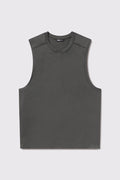 Ultralight Muscle Tank - Charcoal - photo from front flat lay #color_charcoal