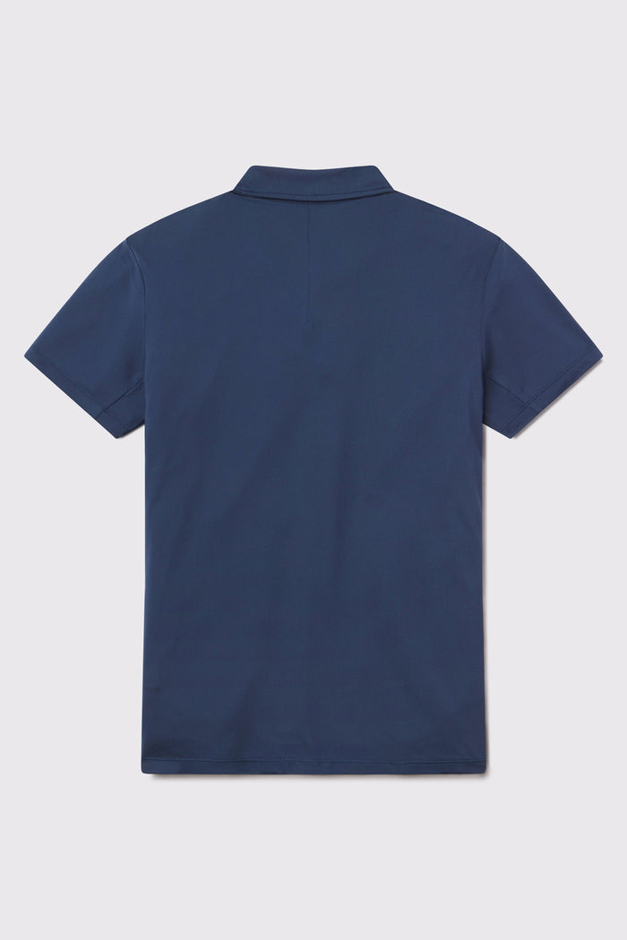 Ultralight Polo -Harbor - photo from back flat lay #color_harbor