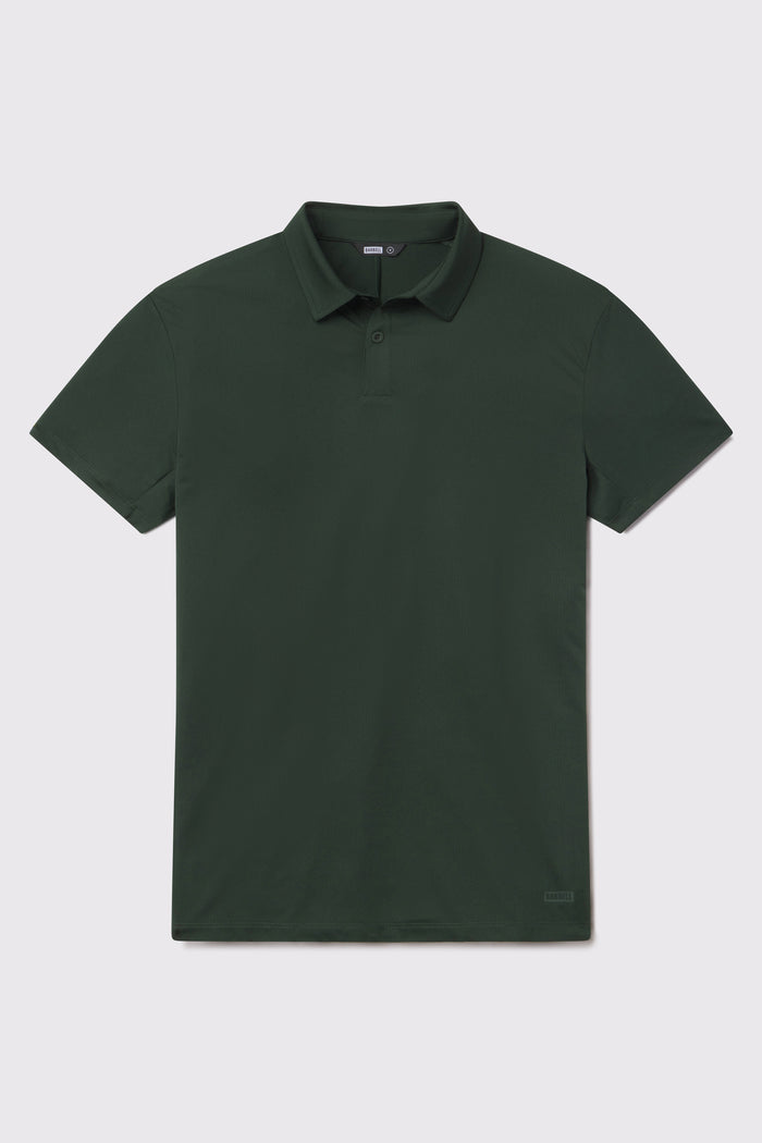 Ultralight Polo -Evergreen - photo from front flat lay #color_evergreen