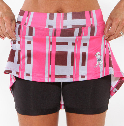 urban plaid athletic skirt black compressin shorts