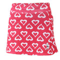 watermelon hearts athletic skirt