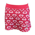 watermelon hearts running skirt