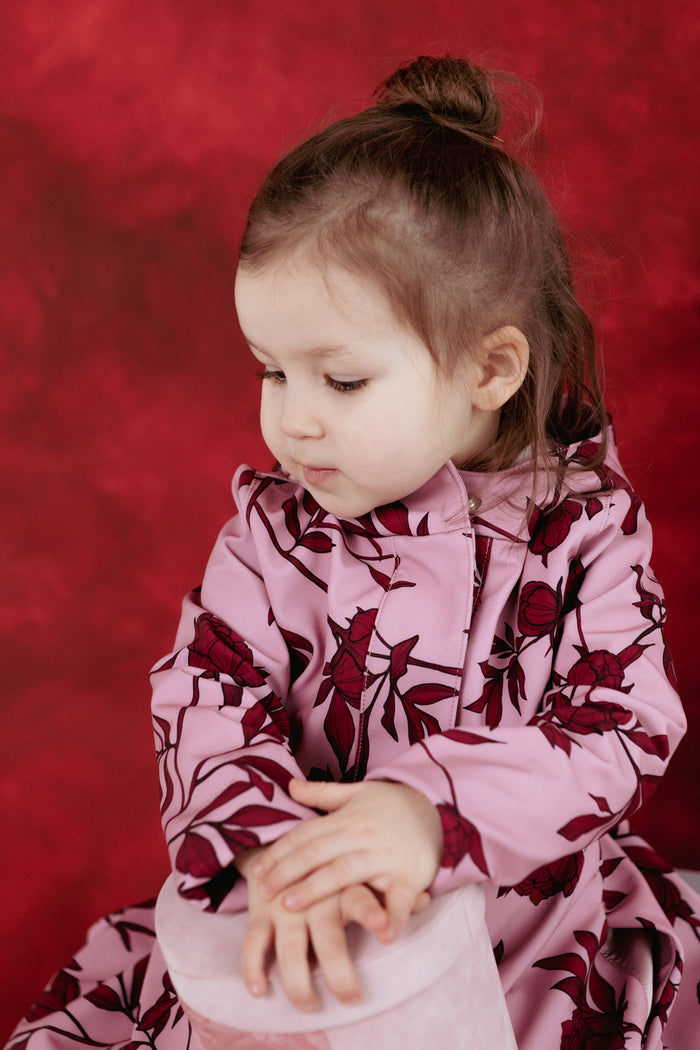 Waterproof Pink Coat for Toddler Girl