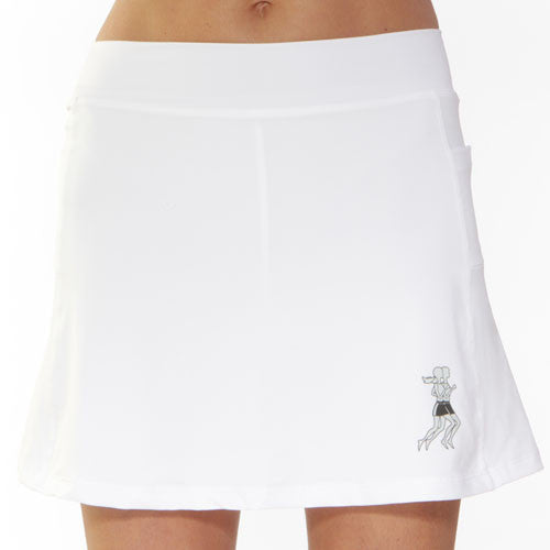 white athletic skirt