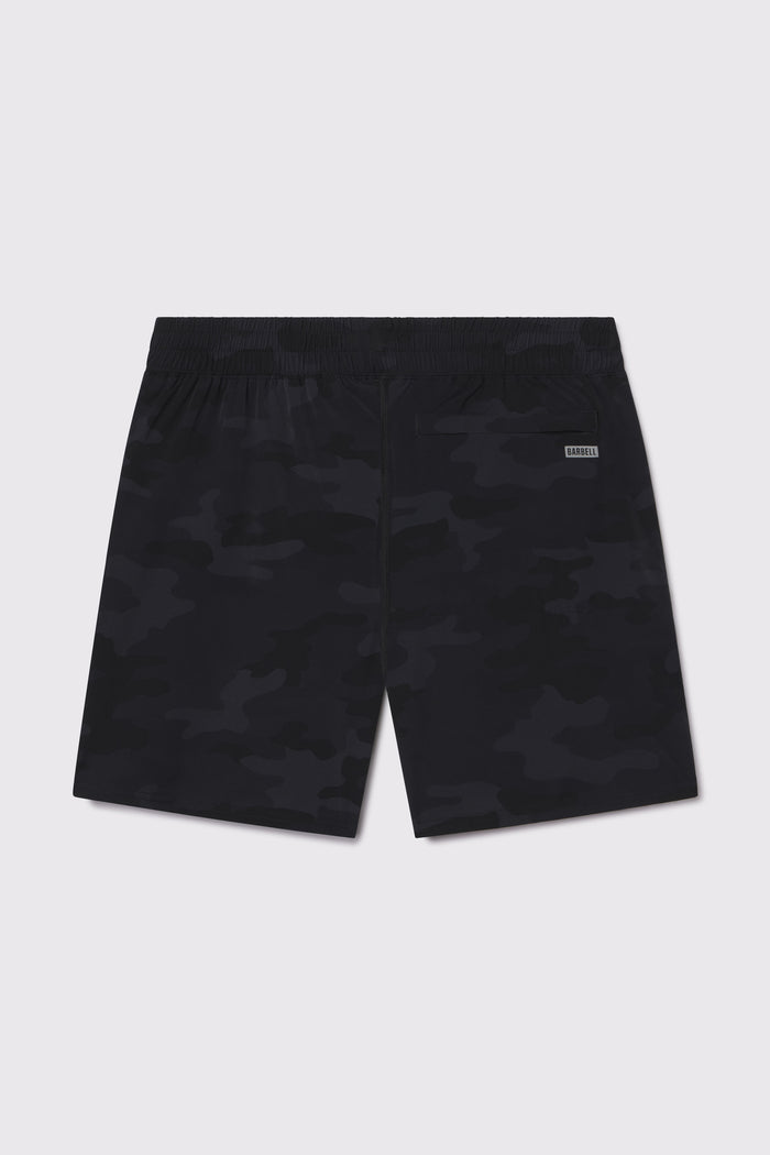Phantom Short -Black Multicam - photo from back flat lay #color_black-multicam