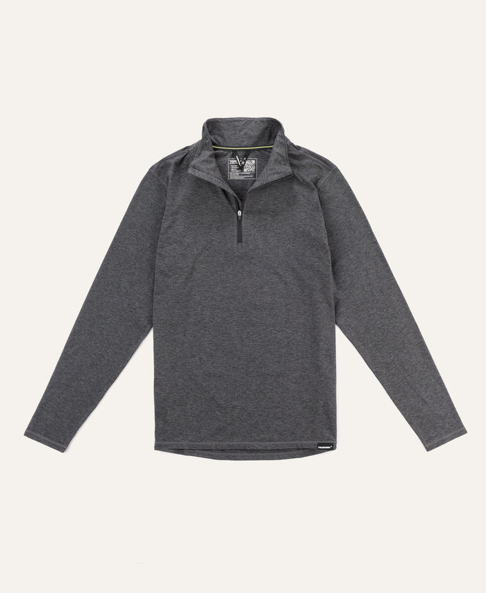 B2 Quarter Zip - Women's Fit Truewerk #color_dark heathered grey