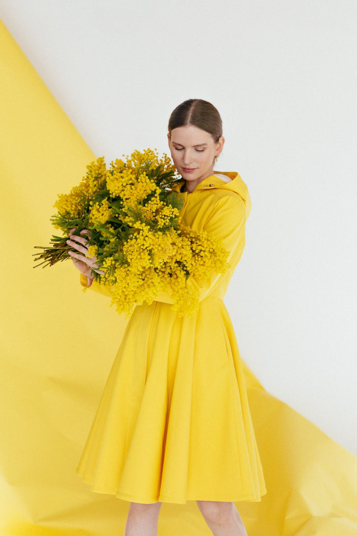 Yellow Raincoat for Women