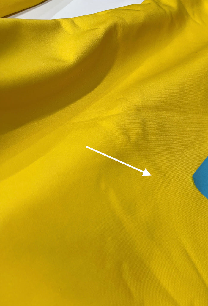 'Yellow Sun' in size L petite (with imperfection)
