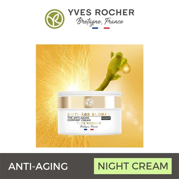 Yves Rocher Anti Age Global - The Anti-Aging Comfort  Cream Night