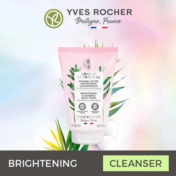 Yves Rocher Bright Botanical - Brightening Cleansing Milky Foam with Botanical White seed