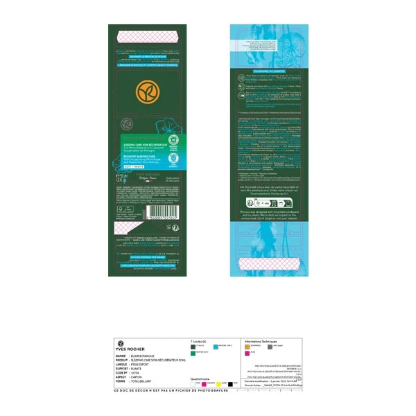 Yves Rocher Elixir Botanique - Detoxifying Recovery Care Night