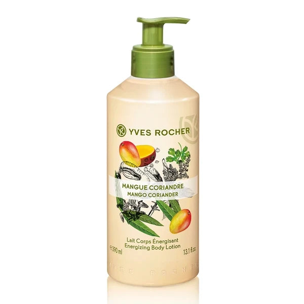 Yves Rocher Energizing Body Lotion Mango Coriander 390 ml