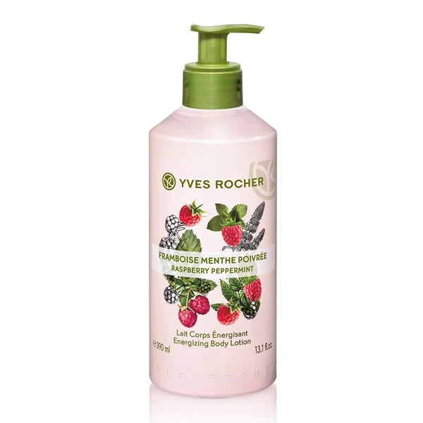 Yves Rocher Energizing Body Lotion Raspberry Pepermint 390 ml