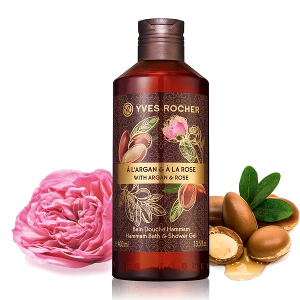 Yves Rocher Hammam Bath & Shower Gel With Argan & Rose