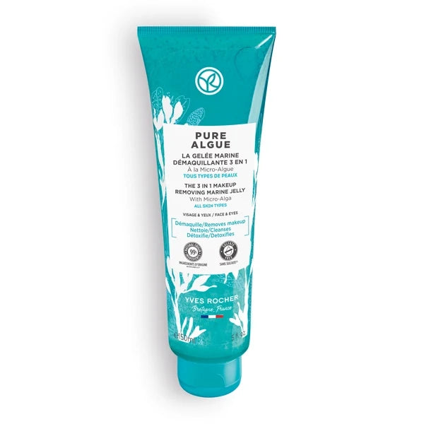 Yves Rocher Pure Algue The 3 In 1 Makeup Removing Marine Jelly