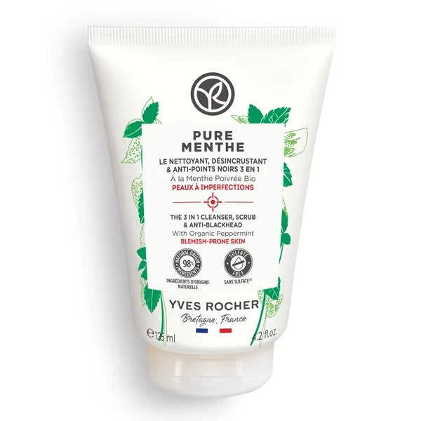 Yves Rocher Pure Menthe The 3 In 1 Cleanser