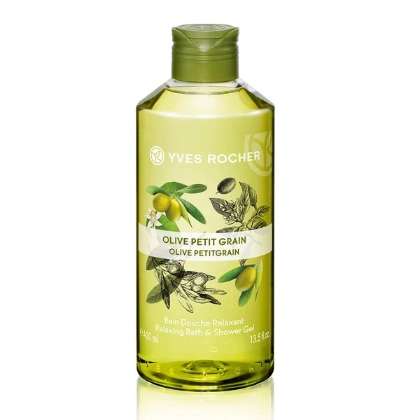 Yves Rocher Relaxing Bath and Shower Gel Olive Petit Grain 400 ml