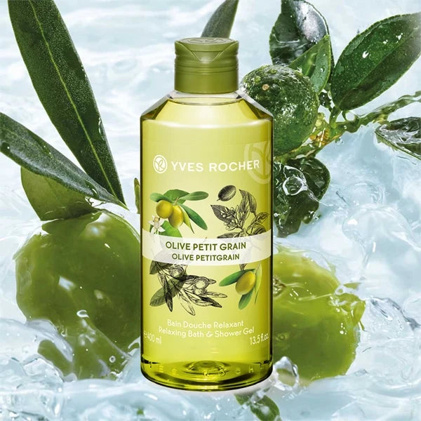 Yves Rocher Relaxing Bath and Shower Gel Olive Petit Grain